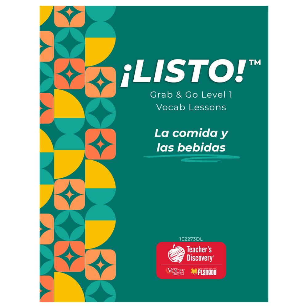 ¡Listo!™ Grab & Go Level 1 Vocab Lessons: La comida y las bebidas Download