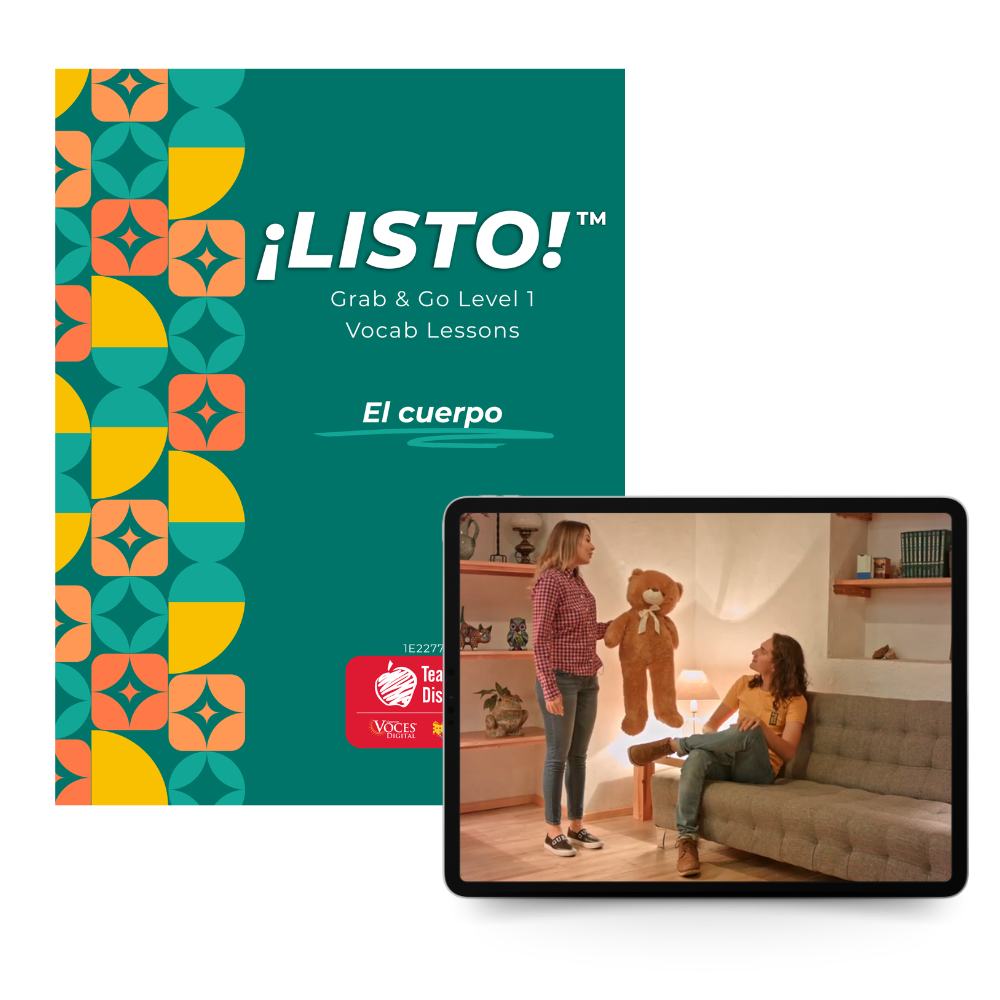 ¡Listo!™ Grab & Go Level 1 Vocab Lessons: El cuerpo Download
