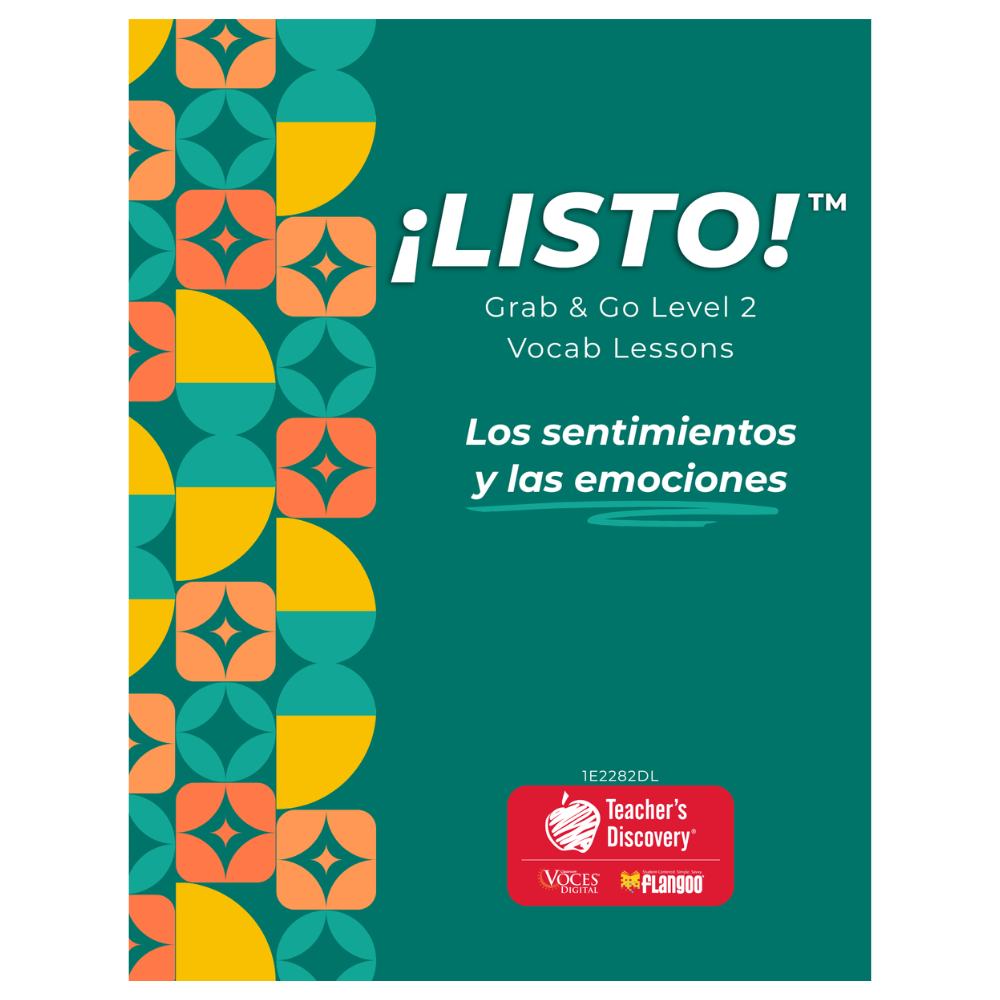 ¡Listo!™ Grab & Go Level 2 Vocab Lessons: Los sentimientos y las emociones Download