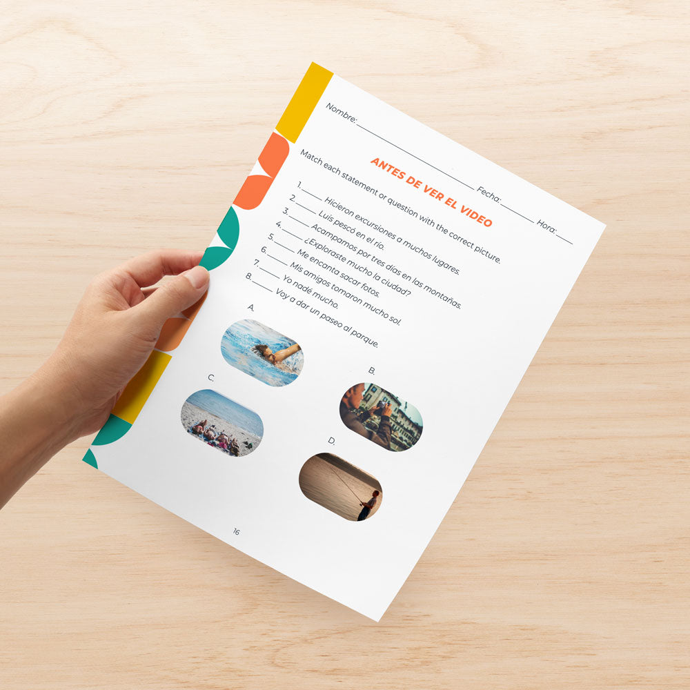 ¡Listo!™ Grab & Go Level 2 Vocab Lessons: La naturaleza, la geografía y las vacaciones Download
