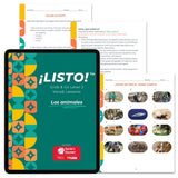 ¡Listo!™ Grab & Go Level 2 Vocab Lessons: Los animales Download
