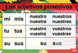 Spanish Pronouns and Adjectives Charts—All 3 Sets (8 Charts)