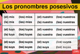 Spanish Pronouns and Adjectives Charts—All 3 Sets (8 Charts)