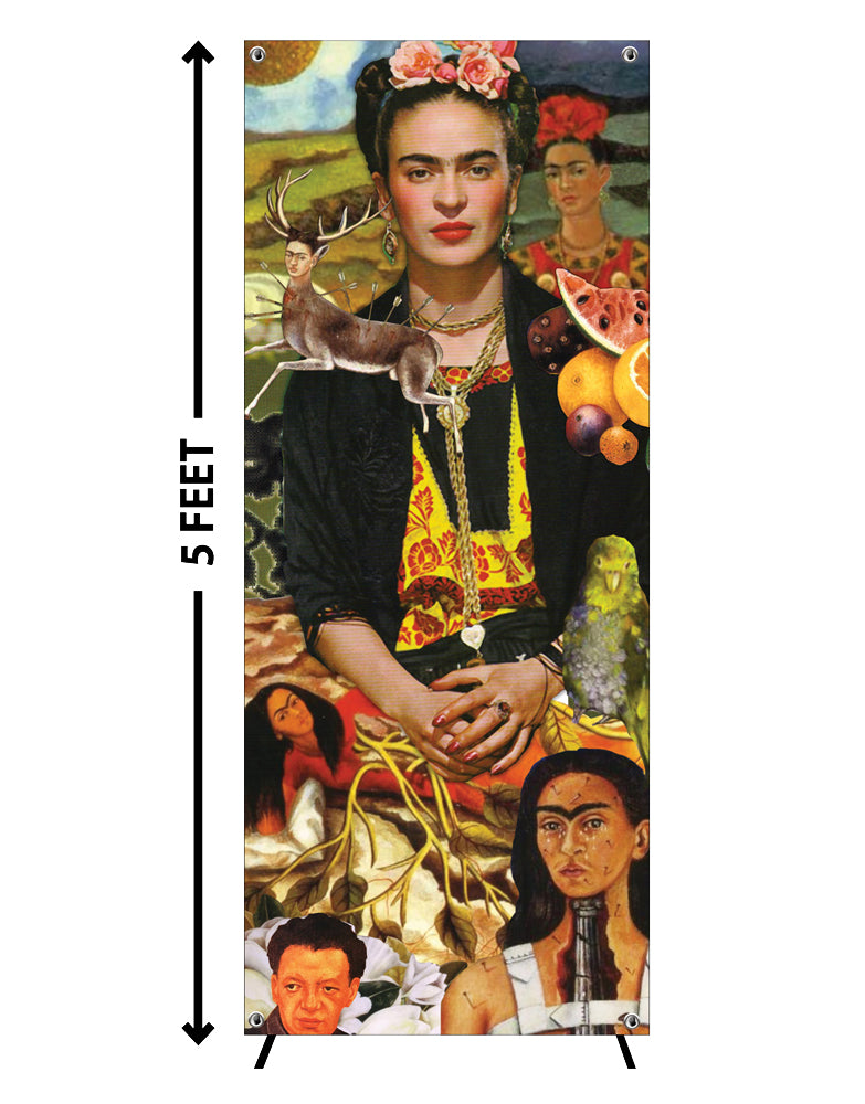 Frida Kahlo Stand-up (Vinyl Banner with X-Stand)