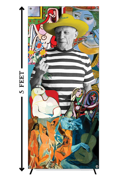 Pablo Picasso Stand-Up (Vinyl Banner with X-Stand)