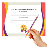 Appreciation Certificates and Pencils Set of 15