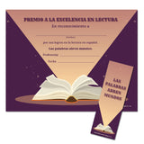 Reading Certificates and Bookmarks Set of 15