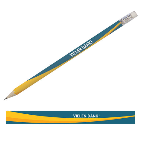 German Appreciation Certificates and Pencils Set of 15