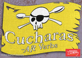 Cucharas Spanish Verb Card Games