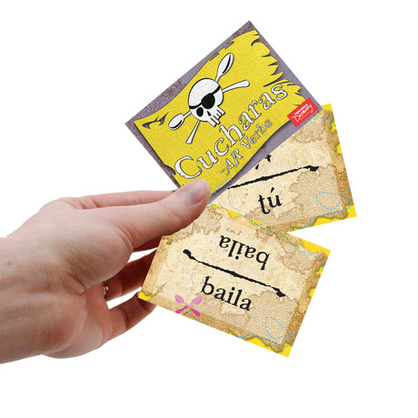 Cucharas Spanish Verb Card Games