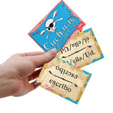 Cucharas Spanish Verb Card Games