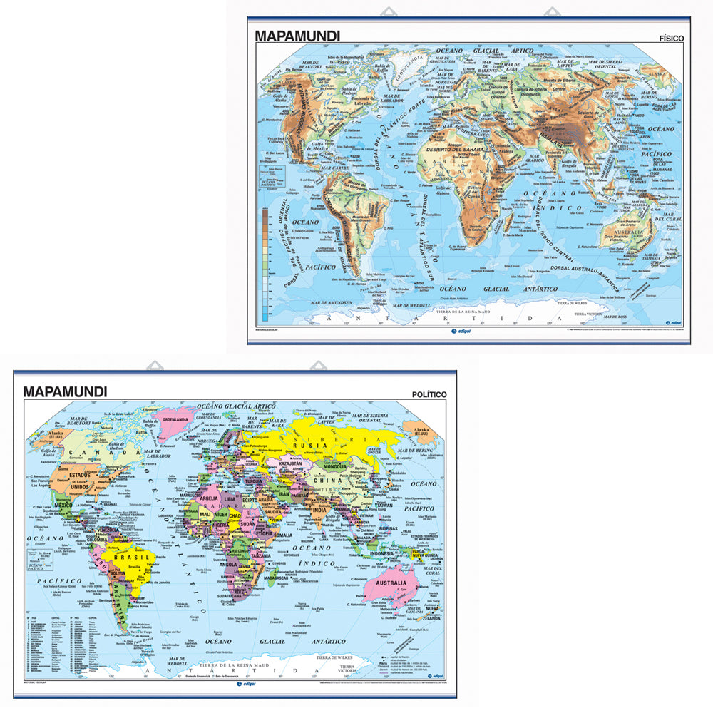 Spanish Maps - Set of 6