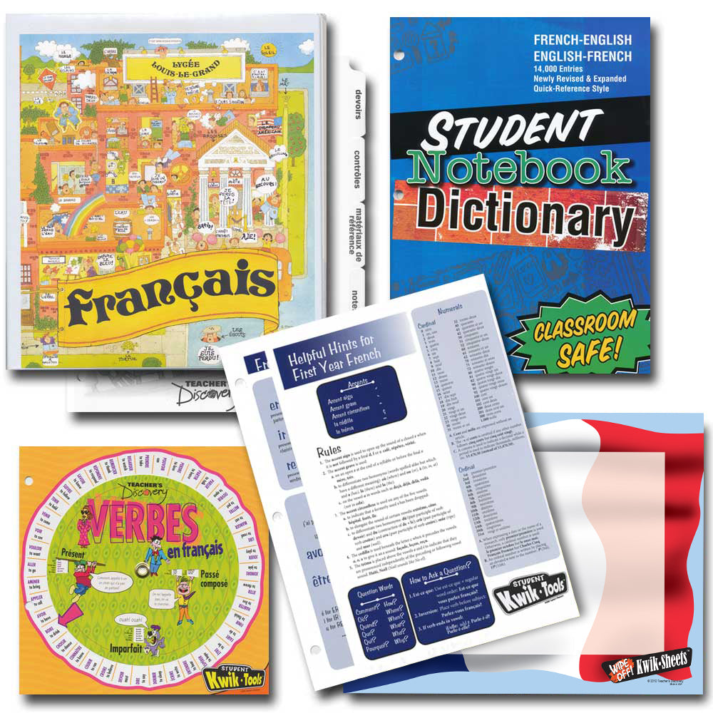 French Student Starter Tools – Teacher's Discovery