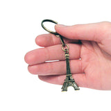 3D Eiffel Tower Bronze Keychain (1N0981)