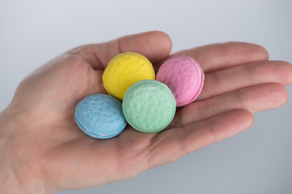 Macaron Erasers Set of 36