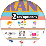 1-2-3 Chat With Me: Mis planes para el verano Spanish Chat Mats