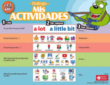 1-2-3 Chat With Me: Mis actividades Spanish Chat Mat Laminated Set of 33