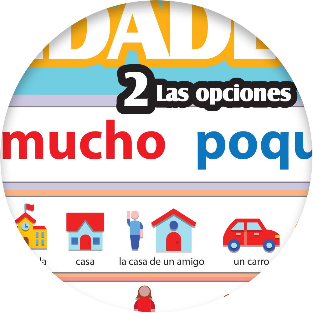 1-2-3 Chat With Me: Mis actividades Spanish Chat Mats