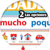 1-2-3 Chat With Me: Mis actividades Spanish Chat Mat Laminated Set of 33