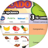 1-2-3 Chat With Me: En el supermercado Spanish Chat Mats