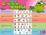 1-2-3 Chat With Me: Mi fin de semana Spanish Chat Mats