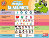 1-2-3 Chat With Me: Me gusta la música Spanish Chat Mats