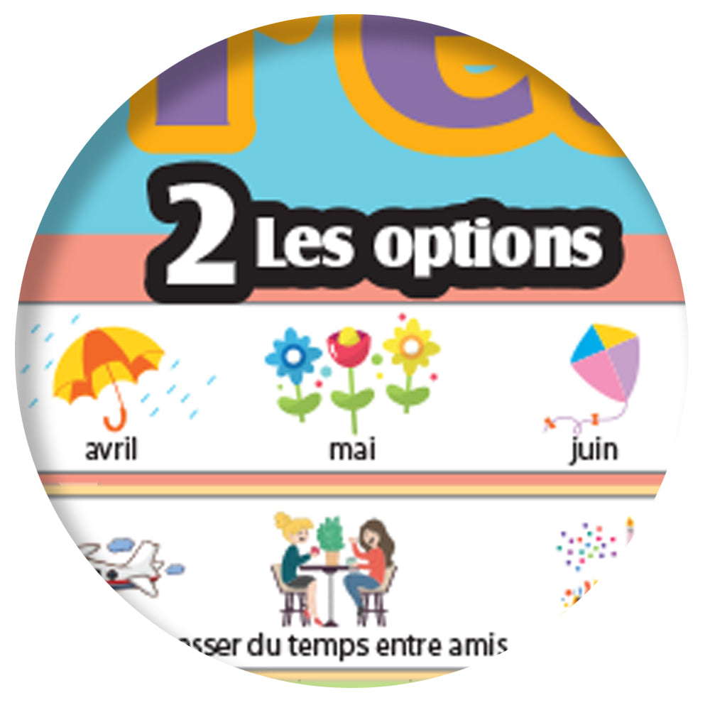 1-2-3 Chat With Me: Mes plans pour l’été French Chat Mats - Download