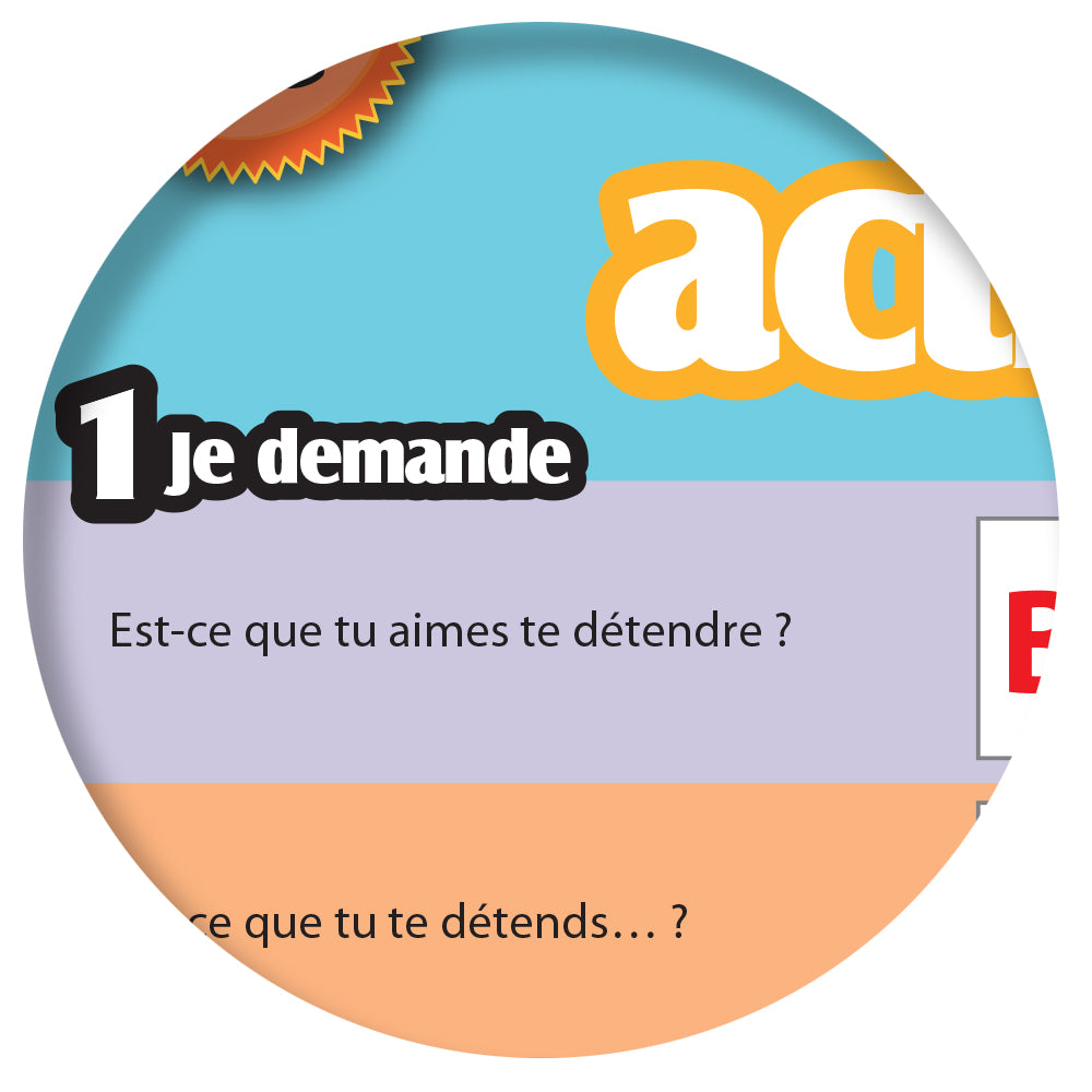 1-2-3 Chat With Me: Mes activités French Chat Mats - Download