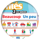 1-2-3 Chat With Me: Mes activités French Chat Mats