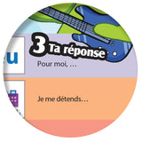 1-2-3 Chat With Me: Mes activités French Chat Mats