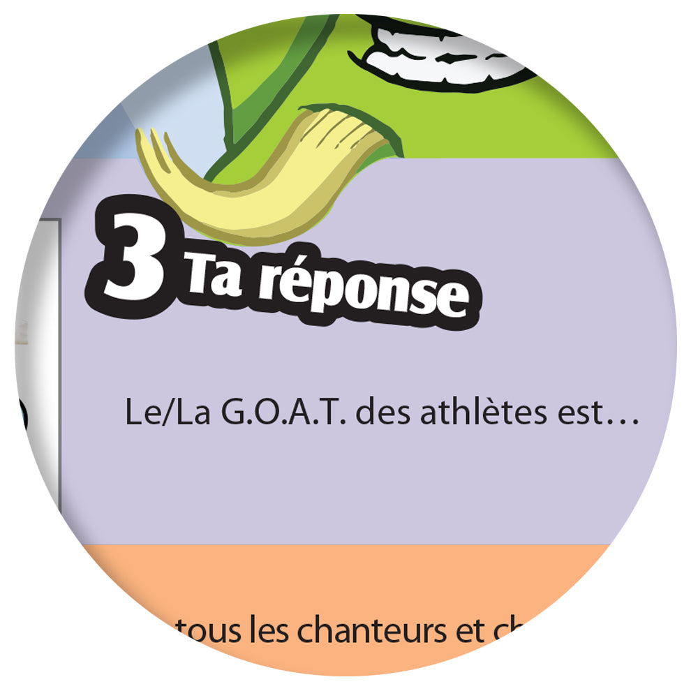 1-2-3 Chat With Me: Les G.O.A.T. French Chat Mats