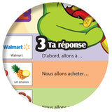 1-2-3 Chat With Me: Ce que j’achète pour une fête au supermarché French Chat Mats - Download