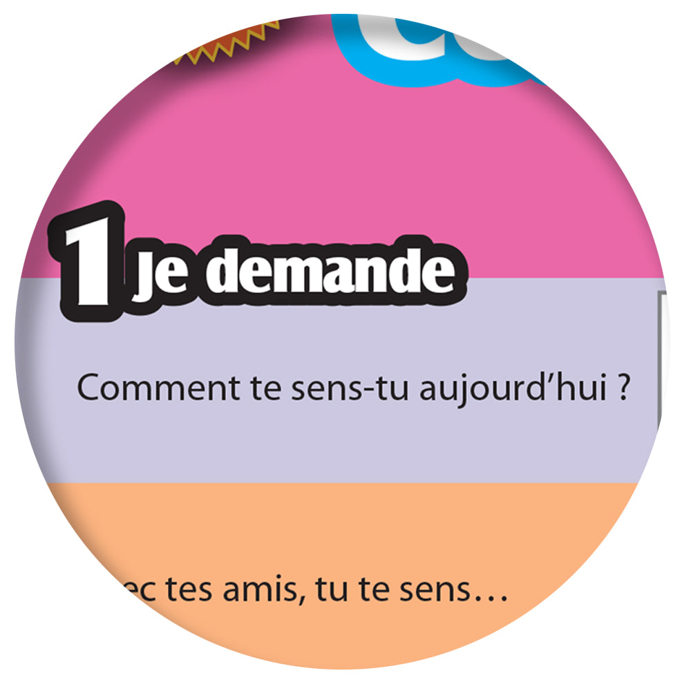 1-2-3 Chat With Me: Comment je me sens French Chat Mats - Download