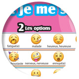 1-2-3 Chat With Me: Comment je me sens French Chat Mats - Download