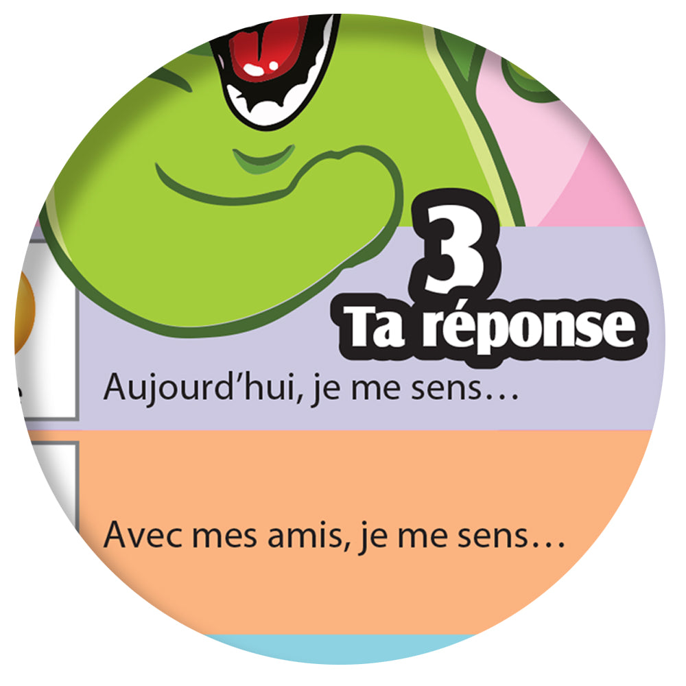 1-2-3 Chat With Me: Comment je me sens French Chat Mats - Download