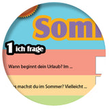 1-2-3 Chat With Me: Meine Sommerpläne German Chat Mats