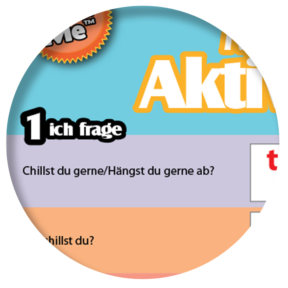 1-2-3 Chat With Me: Meine Aktivitäten German Chat Mats - Download