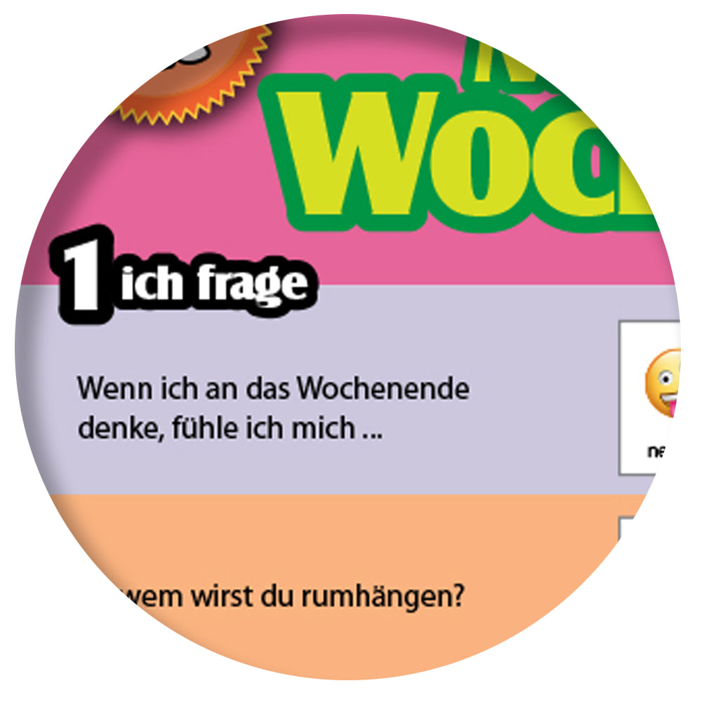 1-2-3 Chat With Me: Mein Wochenende German Chat Mats - Download