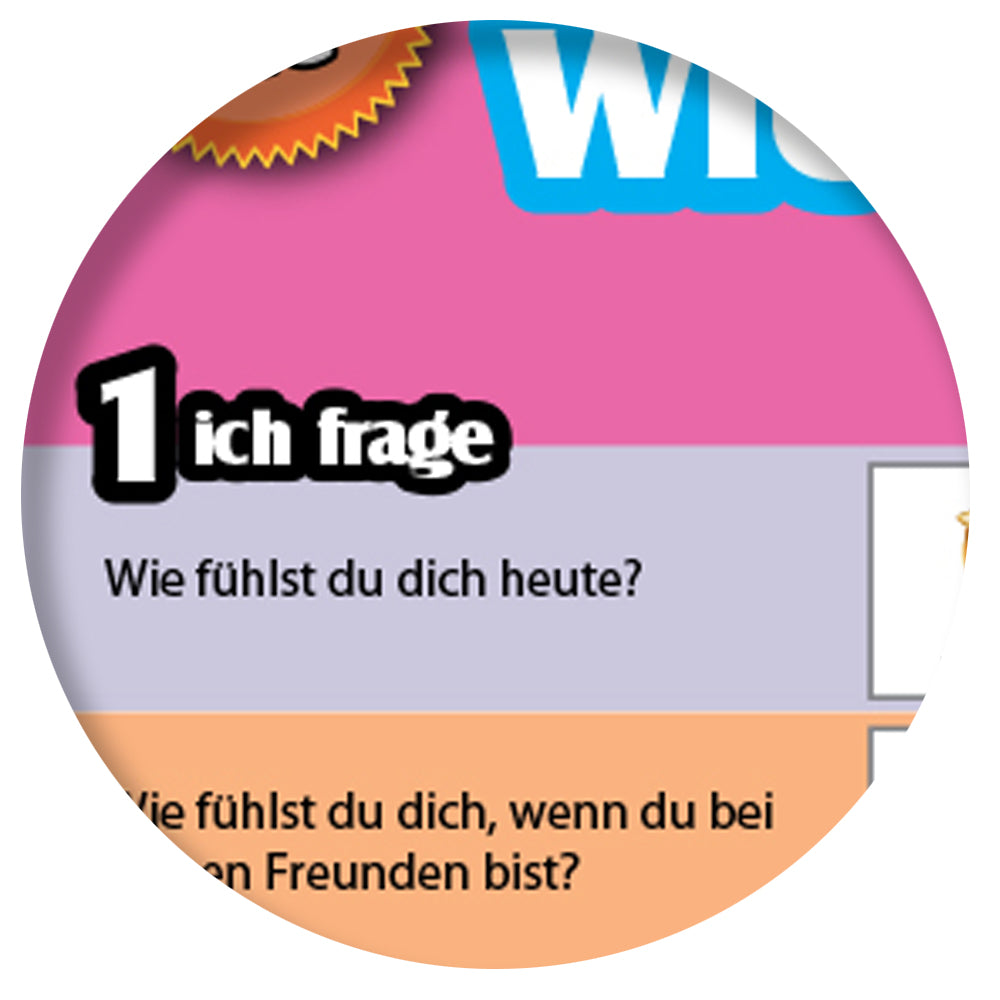 1-2-3 Chat With Me: Wie ich mich fühle German Chat Mats - Download