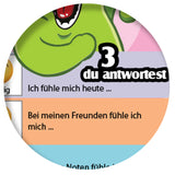 1-2-3 Chat With Me: Wie ich mich fühle German Chat Mats