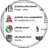 Dynamic Language Chat Mat Getting to Know Each Other Tear-Off Pad of 100