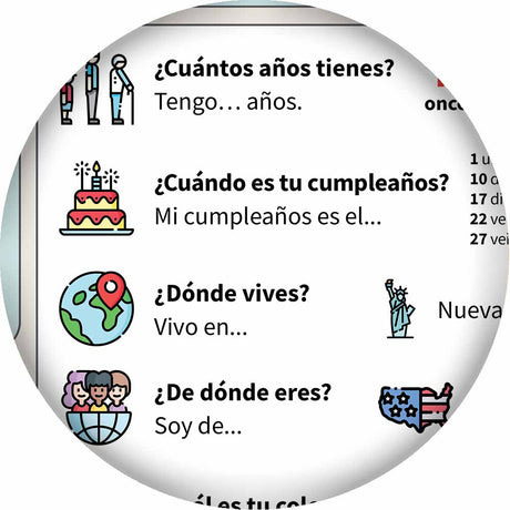 Dynamic Language Chat Mat Getting to Know Each Other Tear-Off Pad of 100