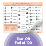 Dynamic Language Chat Mat Circumlocution Tear-Off Pad of 100