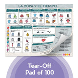 Dynamic Language Chat Mats Set of All 6 Tear-Off Pads of 100