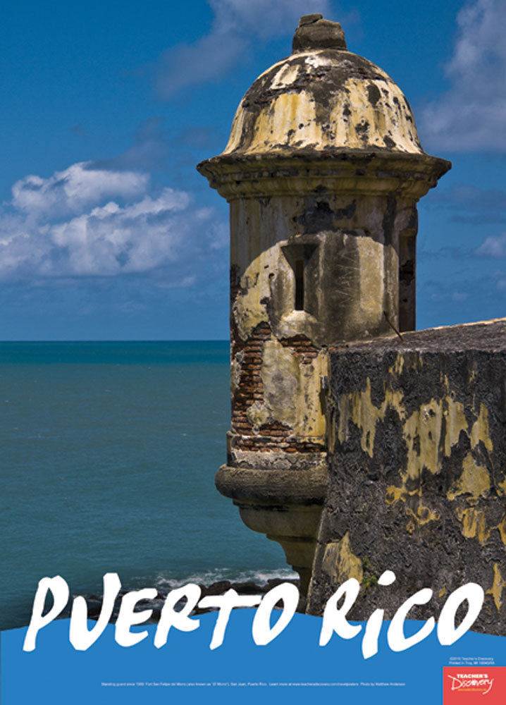 El Morro Puerto Rico Travel Poster