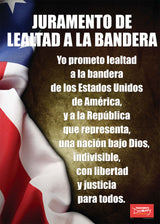 Pledge of Allegiance Spanish Poster