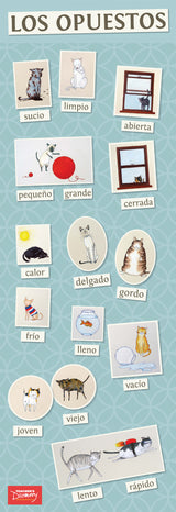 Opposite Cats Skinny Poster Spanish