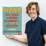 Thank Your Teacher German Mini-Poster