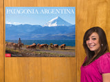 Volcán Lanín: Patagonia Argentina Spanish Travel Poster