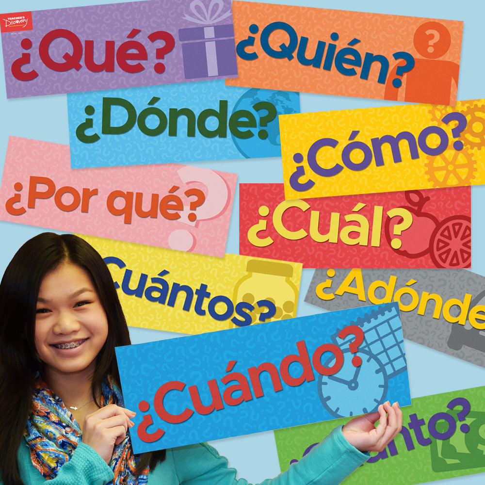 Question Words - Spanish - Signs - Set of 10